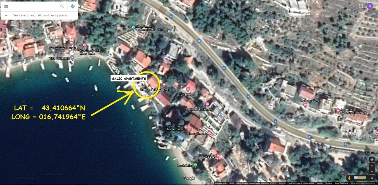 Apartment On The Beach Локва-Рогозница Экстерьер фото